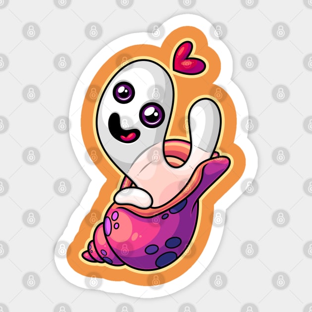 Ghost In The Seashell Sticker by ArtisticDyslexia